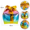 4D Six Sided Gift Box Windmill Cane Shape Aluminum Foil Balloon Birthday Christmas Party Scene Atmosphere Decoration