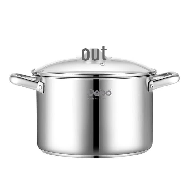 Debpoluni 304 Stainless Steel Soup Pot