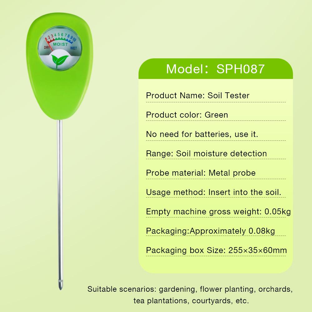 Handheld Soil Detector Multiple Soil PH/Temperature Humidity/Fertility Meter Soil Moisture Analyzer Gardening Planting Helper