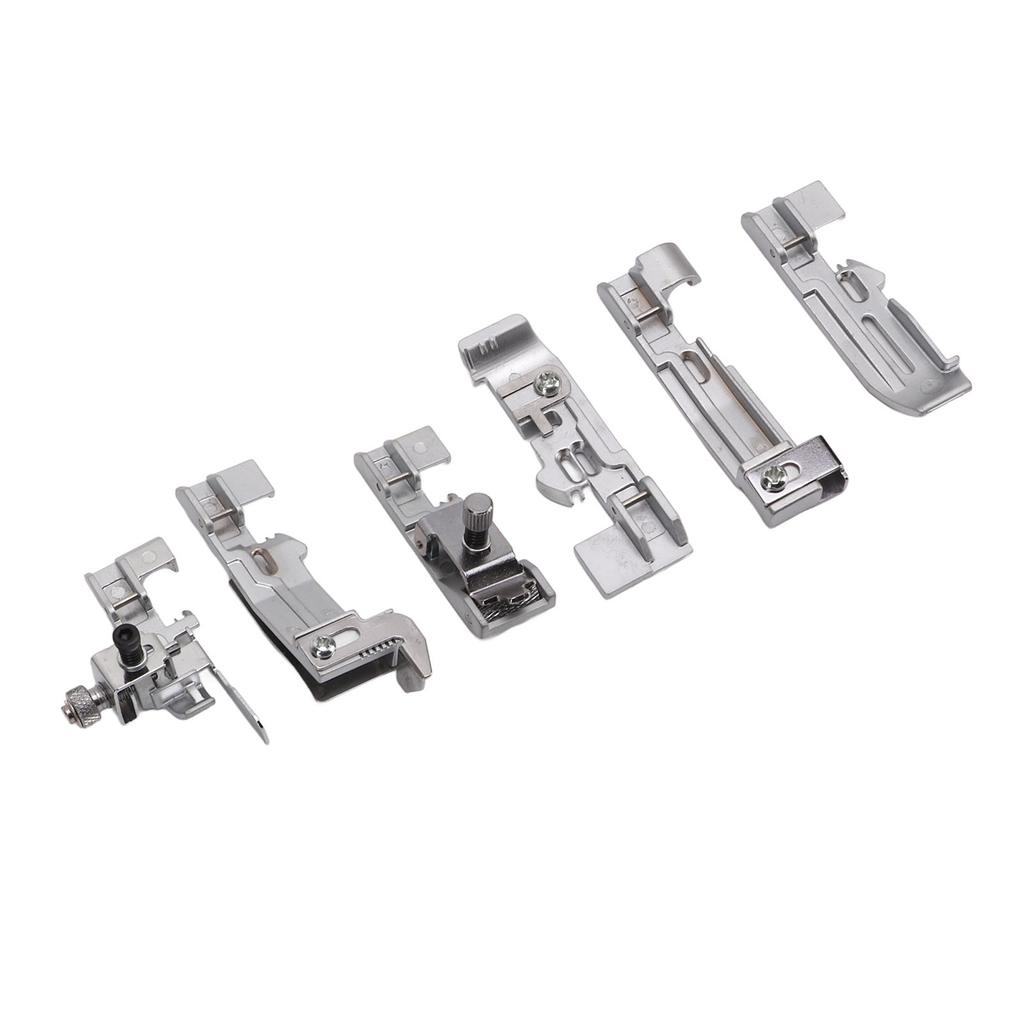 6Pcs Presser Foot Alloy Material Easy Install Wear Resistance Environmentally Friendly Sewing