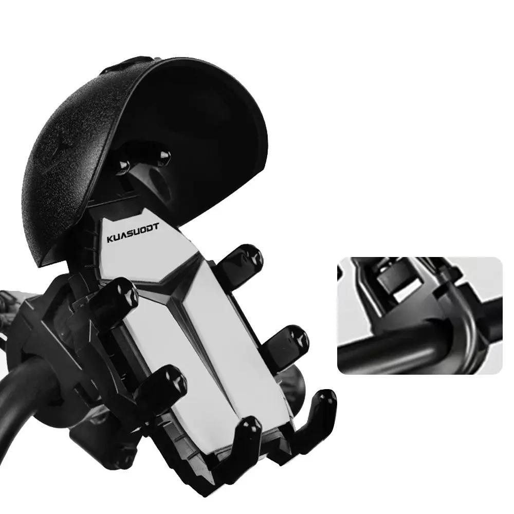 Motorrad Fahrrad Handyhalter Drehbar Stoßfest Navigation Wasserdicht Sonnenblende Fahrrad Handyhalter Stoßfeste Halterung