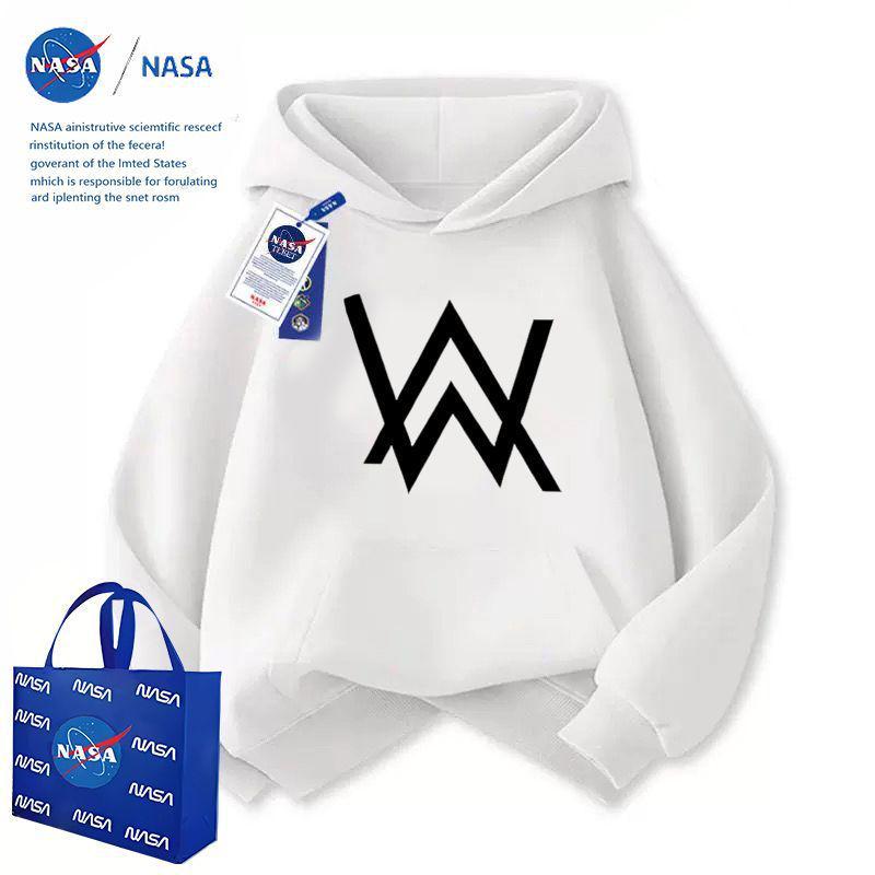 NASA2025 Alan Walker Style Men s Hoodie - AutumnWinter Velvet Top for Medium to Large ChildrenStudents 160 68-80 jin 1740₽