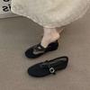 Ballet Shoes Women's Flats Sandals Women's Mesh Shoes 2025 Summer New Hollow Mary Jane Single Shoes Fishing Net Shoes