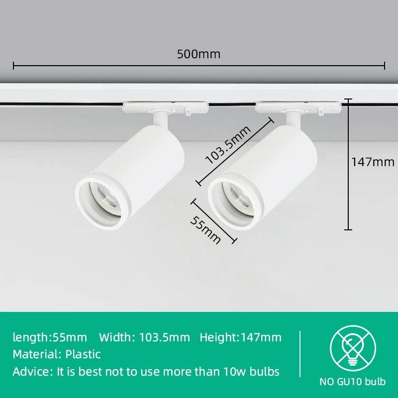 GU10 Spotlight Led Track Light Fixture 110V 220V Ceiling Lamp Led Chandelier Lighting for Living Room Decor Led Spot Lights