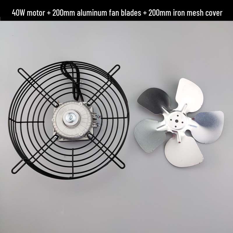 220V Shaded Pole Refrigerator & Freezer Cooling Fan Motor with Blade