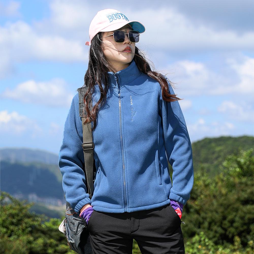 Women's Windproof Fleece Hiking Jacket - Warm, Rainproof, and Casual for Outdoor Sports