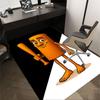1PC Wooden Character Baseball Bat Extra Large Non Slip Floor Carpet, Office, Family, Bedroom, Studio Large Area Rug Indoor Rugs