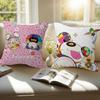 Art Murakami Takashi Storage Personalized Pillow Cover Kids Bedroom Wild Party Decor Pillowcase Kid Birthday Shower Gift