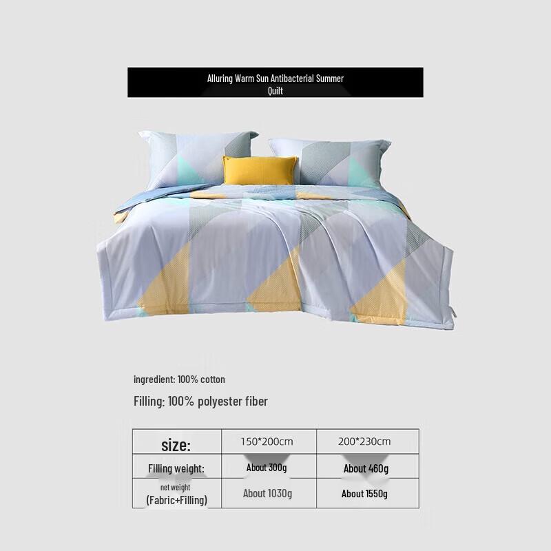 

Mercury Home Textiles Cool-Touch Summer Quilt 150cm x 200cm