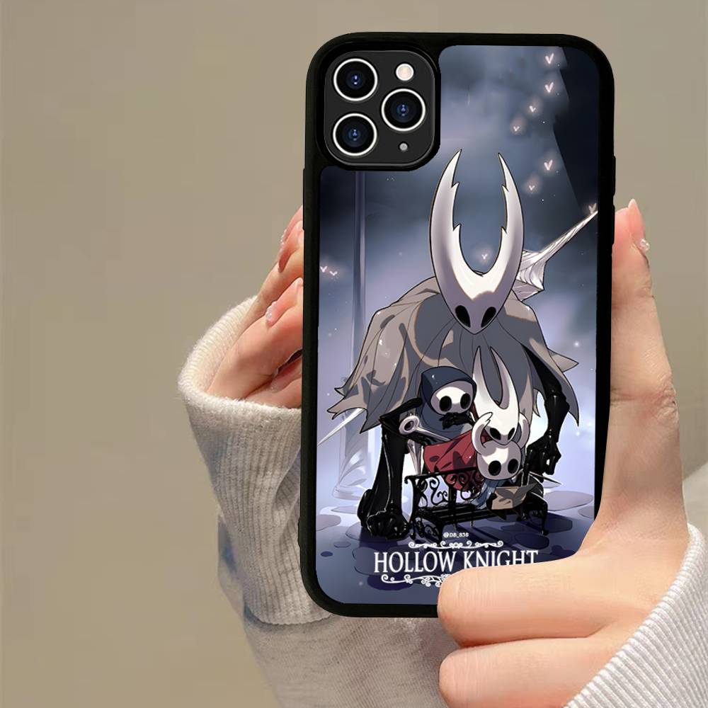 Popular Game H-Hollow K-Knight S-Silksong Phone Case For iPhone 17 16 Pro Max Air 13 12 Mini 14 15 Plus 11 PC+TPU Back Cover