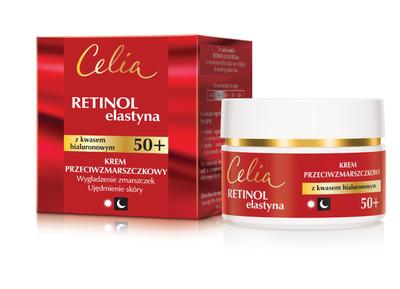 Celia Retinol Elastin Anti-Wrinkle Cream 50+ For Day and Night 50 Ml