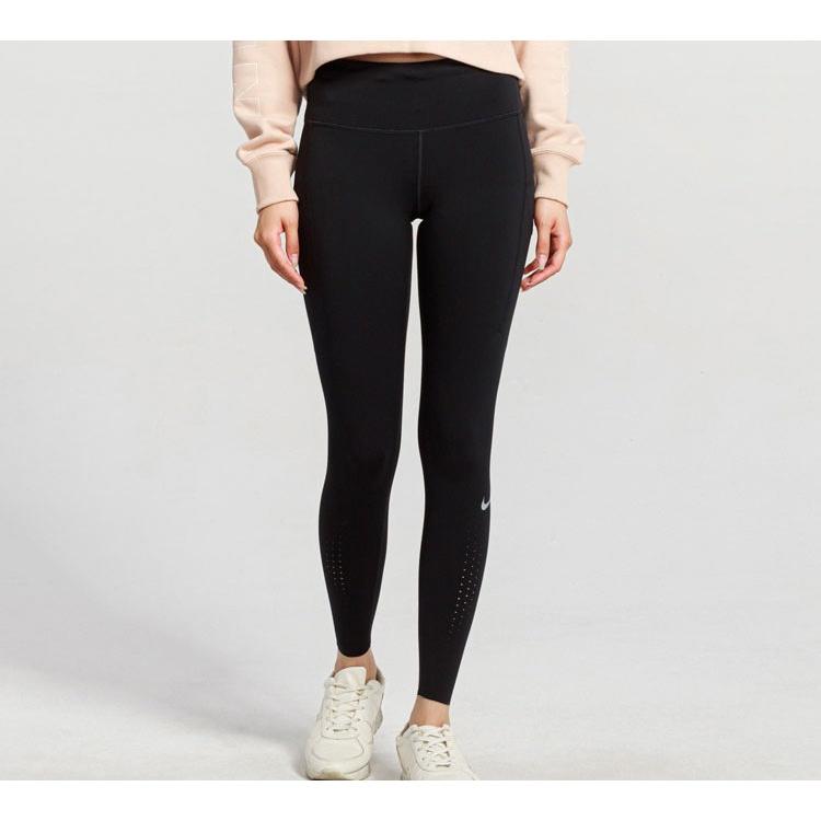 (WMNS) Nike Power Epic LUX Luxury Dri-FIT Quick Dry Fitness Pants Black Women's CN8042-010