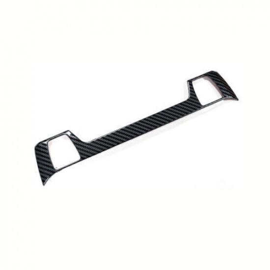 Carbon Fiber Steel - GL For Toyota RAV4 Central Seat Heating Button Trim