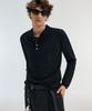LMOOD Kai Viscose Henley Collar Knit (2 Colors)