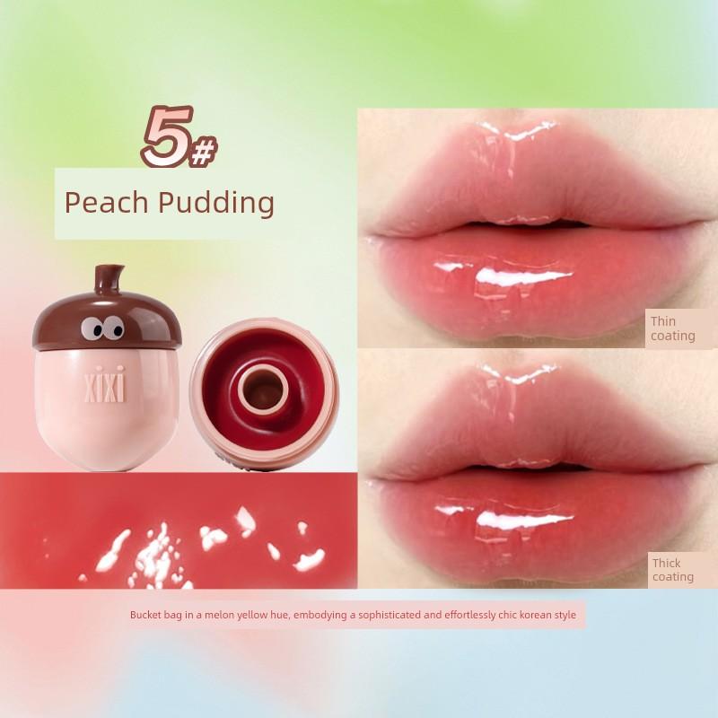 Cute and Adorable~ Li Le Hot Love Water Gloss Lip Jelly, Glossy Plump Lip Gloss, New Daily Lip Glaze for Students in Autumn and Winter