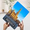 Brussels Grand Place Travel Printing Poster Customized Retro Wall Art Vintage Metal Signs for Room Office Decor Home Decorations