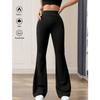 Casual pants women's shark leather pants casual trousers spring and autumn drooping micro-flared pants high waist and thin leggings women