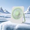 2025 Portable USB Rechargeable Mini Wall-Mounted Desktop Fan - Silent, Lightweight & Powerful