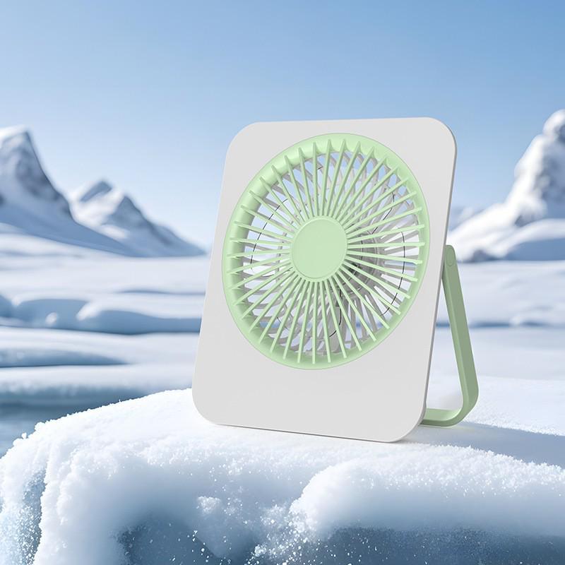 2025 Portable USB Rechargeable Mini Wall-Mounted Desktop Fan - Silent, Lightweight & Powerful