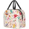 Katze Brotdose Isolierte Lunchtasche Tragbar Wiederverwendbar Lunch Tragetasche Brotdose für Kinder Jungen Mädchen Männer Frauen Schule Picknick Reise