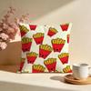 Crispy French Fries Cushion Cover Soft Pillow Cases for Home Bedroom Living Room Sofa