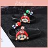 Comfortable Mario Cartoon Style Boys Sandals Soft Non-slip Eva Summer Footwear