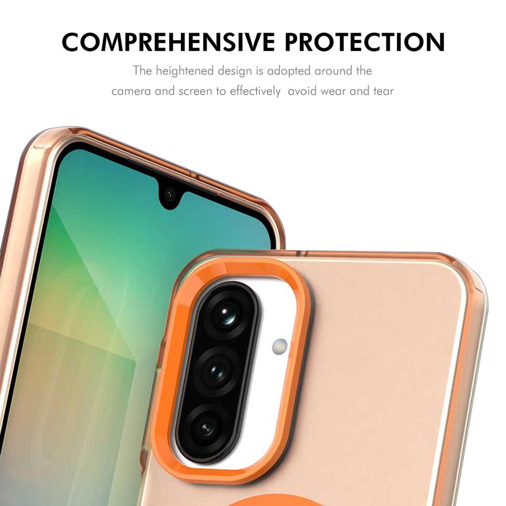 For Samsung Galaxy A17 4G/Galaxy A26 5G/Galaxy A17 5G Magnetic Case with 9H Tempered Glass ENKAY HAT PRINCE PC TPU Phone Cover
