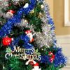 30/1,5M Weihnachts-Glitzer-Lametta-Girlande Bunt Stange Weihnachtsbaum Hängender Schmuck Frohe Weihnachten Dekoration für Zuhause 2024 Neujahr