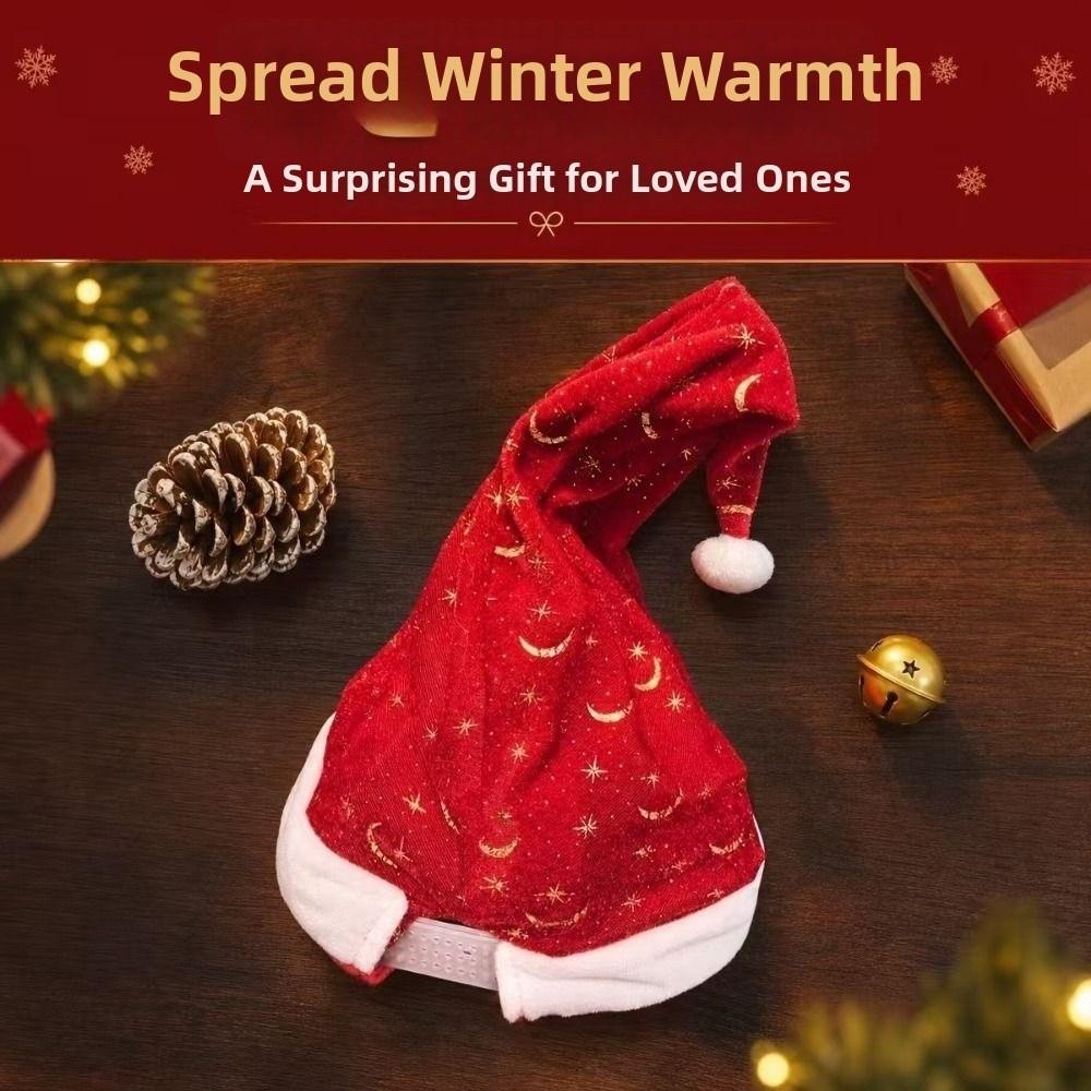 Plush Dancing Christmas Hat Moving Hat Christmas Swing Hat Electric Swing Moving Santa Hat Party
