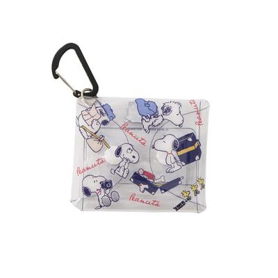 PEANUTS Snoopy Przezroczysty Multi-etui SS (miłej podróży) Japonia NOWY