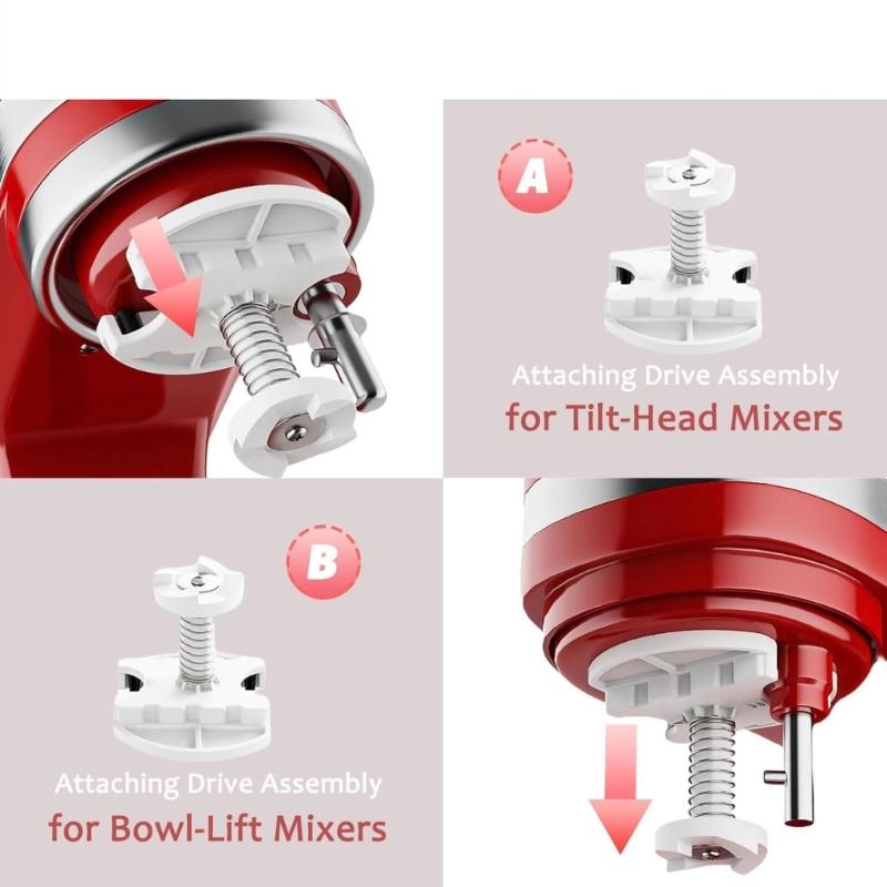 Ice Cream Mixer Component Easy To Clean and Store Ice Cream Machine Accessory Ice Cream Paddle for Family Gatherings