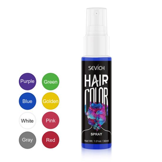 30ml Kolorowa farba do włosów DIY Jednorazowy brokat w sprayu do użytku osobistego
