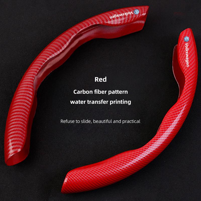 ADMVN1 Car Decoration Auto Steering Wheel Cover Non-Slip Accessories For VW GTI Polo Golf Passat Tiguan Arteon Touareg CC Taigo Caddy J