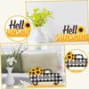4pcs Handcrafts Flower Car Decors Spring Table Decorations Charm Table Decors Structures for Long Lasts