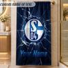 Beach TowelSchalke 04 FC Custom Name Text Personalized Soft Towel for Beach Pool Indoor Home Decor Gift