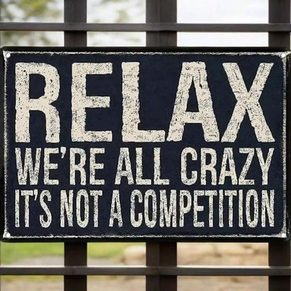 Vintage Metal Wall Art Decor Zen Attractive Durable Living Room Poster