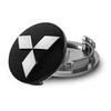 4 Stück 60mm Auto Radnabenkappen Abdeckung Für Mitsubishi Lancer 7 8 I200 Pajero Montero Sport Outlander ASX Mirage Eclipse