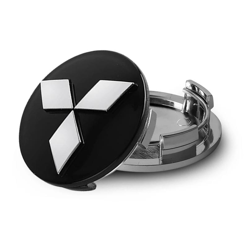 4 Stück 60mm Auto Radnabenkappen Abdeckung Für Mitsubishi Lancer 7 8 I200 Pajero Montero Sport Outlander ASX Mirage Eclipse