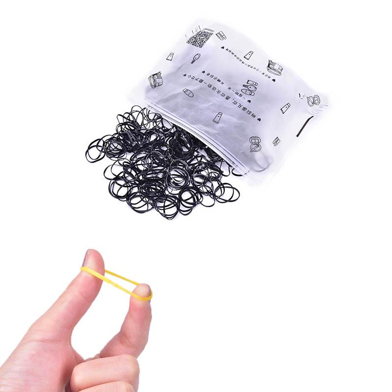 500Pcs Baby Kids Hair Accessories Disposable Rubber Band Hair Ties Womens Girls