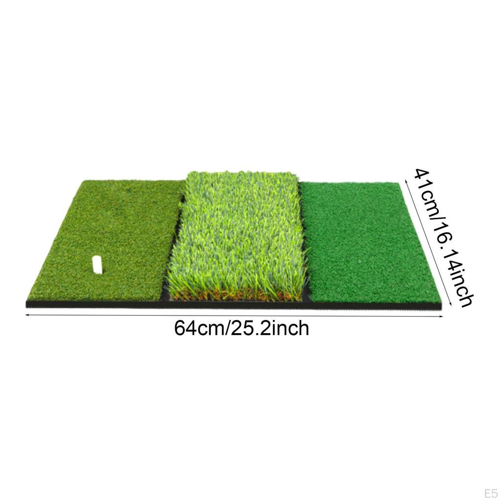 Golf Hitting Mat Green Foldable Driving Range Pad Improve Skills Equipment Backyard Games