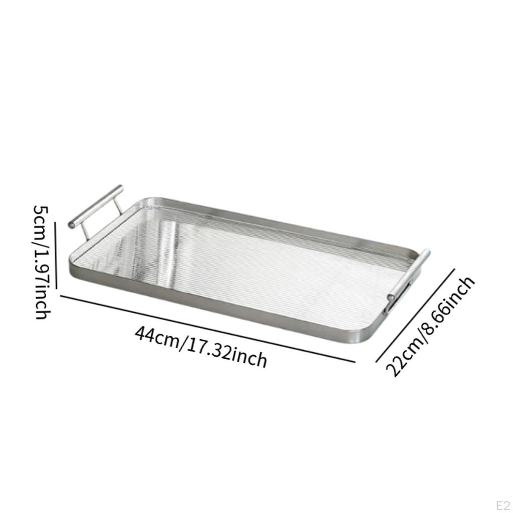 Akrylvisningsbricka för frukt och te med mugghållare Café Restaurang