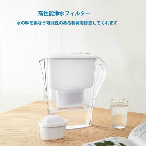 YIZEN Compatible Brita Cartridges for Water Purification, Pot Cartridges, Brita Compatible (Set of 6)