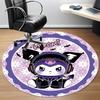 1pc Gothic Kitty Chair Carpet for Office Non-Slip, Soft & Comfortable, Carpet for Office, Gaming, Lightweight Round Floor Mat yy251021038
