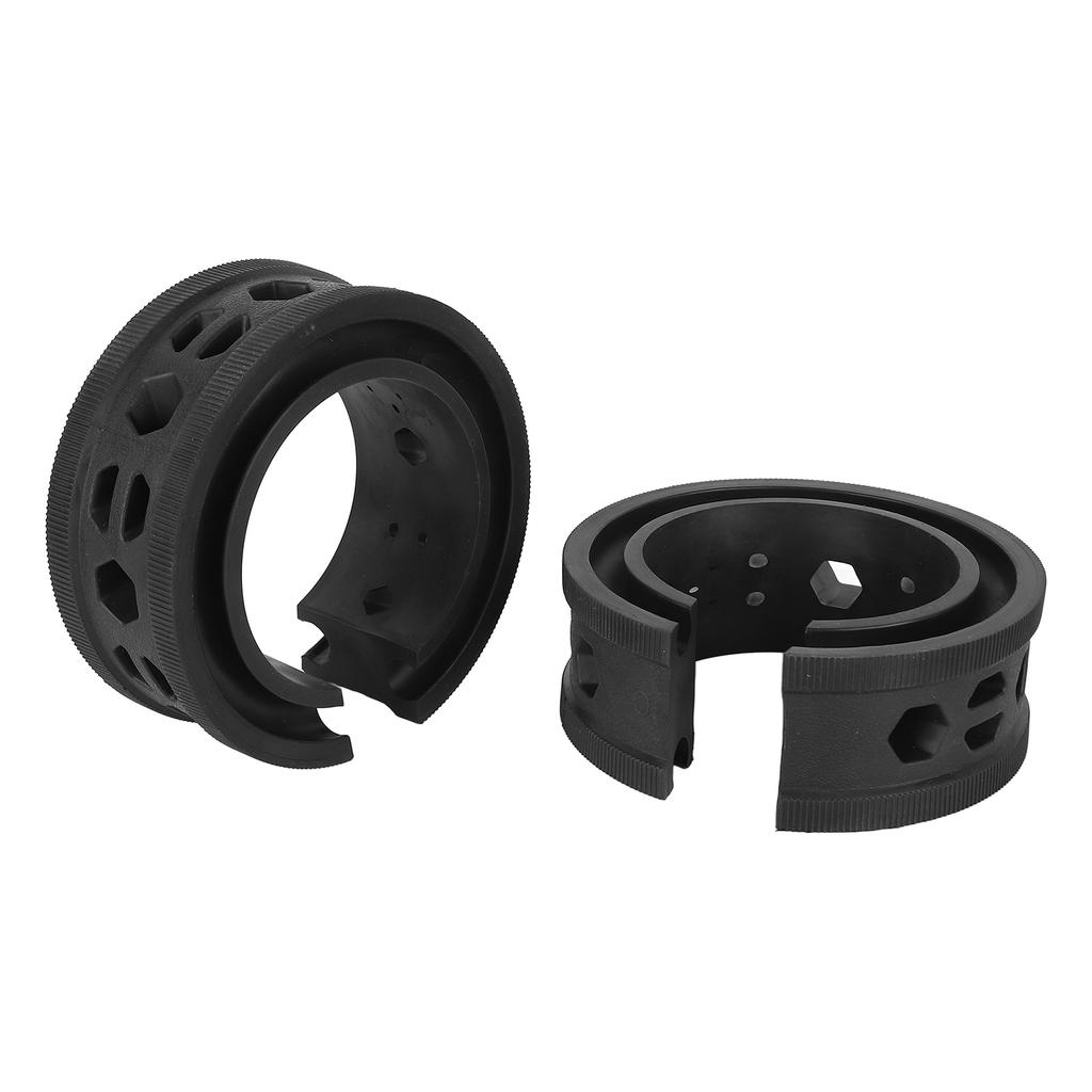 2PCS Spring Bumper Buffer C Type Reduce Noise Anti Vibration Universal Spring Shock Absorber Cushion for Cars