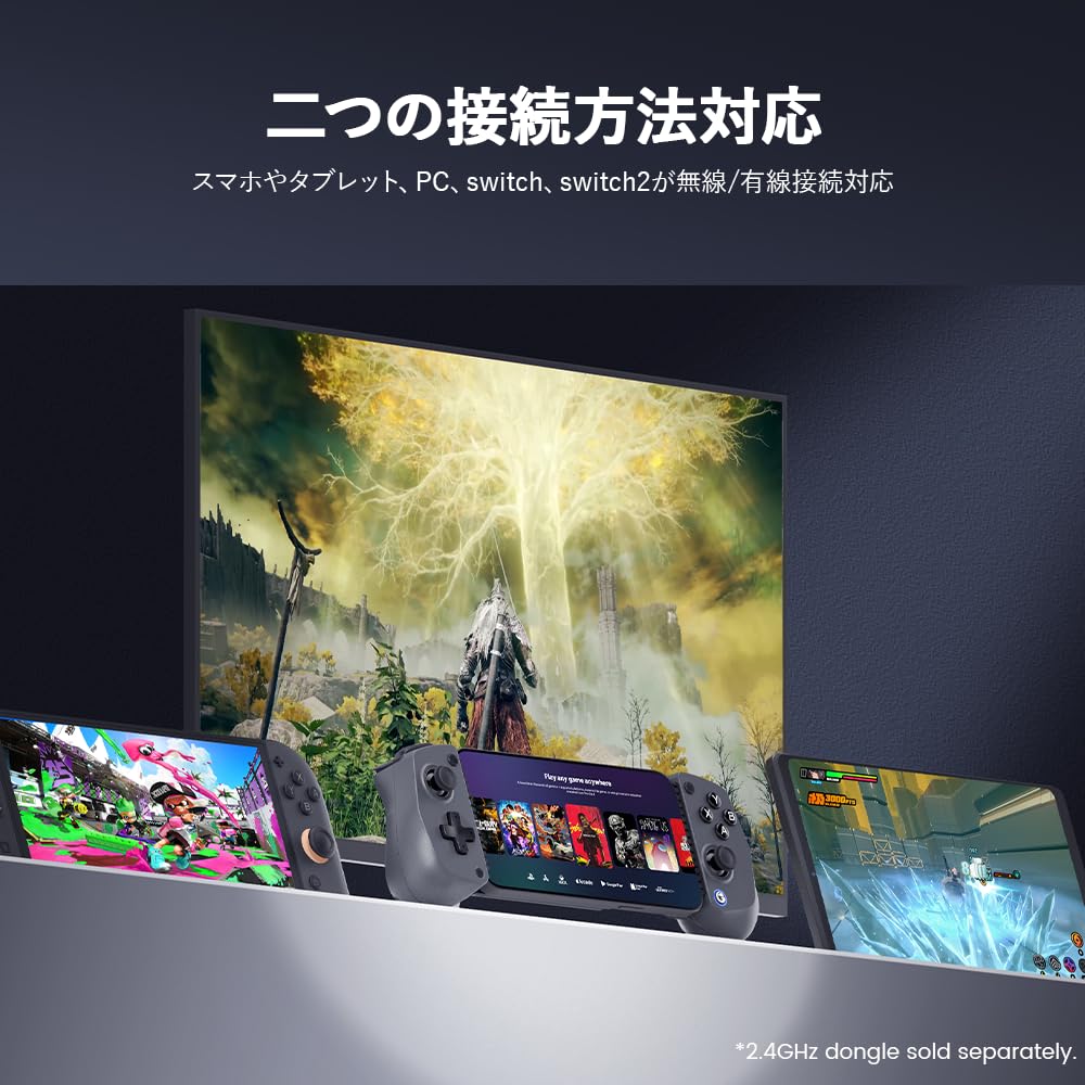 GameSir X5s Smartphone Compatible with and Wide Device Bluetooth Lightweight 2 Million Hole Drift Extendable Tablet Controller up to ABXY Layout Gyro