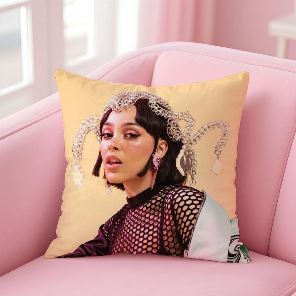 Singer D-Doja CatS Cushion Cover Home & Car Multi-Scene Pillow Cover - Reversible, Soft & Durable for Daily Use