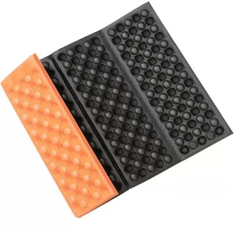 Honeycomb Massage Mat 4-Fold Xpe Cushion Outdoor Hiking Camping Training Park Foldable Pillow Picnic Sitting Moisture-Proof Pad