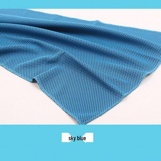 Cross-Border Cooling Sports Towel: Quick-Dry, Sun Protection, Custom Logo for Fitness, Yoga, Cycling