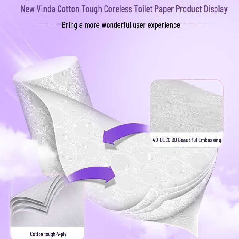 Vinda Cotton Soft 4-Ply Toilet Paper