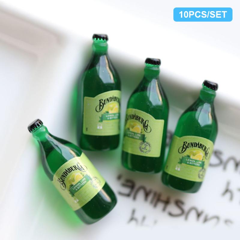 10 buc 1/12 mini sticle de băuturi pentru casă de păpuși, sticle de vin simulate, model păpușă, sufragerie, decor bucătărie, păpuși, accesorii pentru bar, jucărie